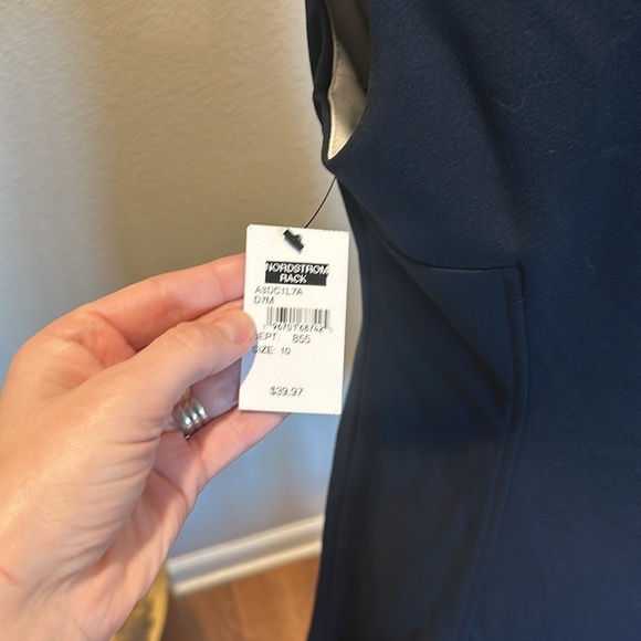 Tommy Hilfiger‎ Womens Colorblocked Fit & Flare Dress Round Neckline Size 10 NWT - Picture 6 of 7